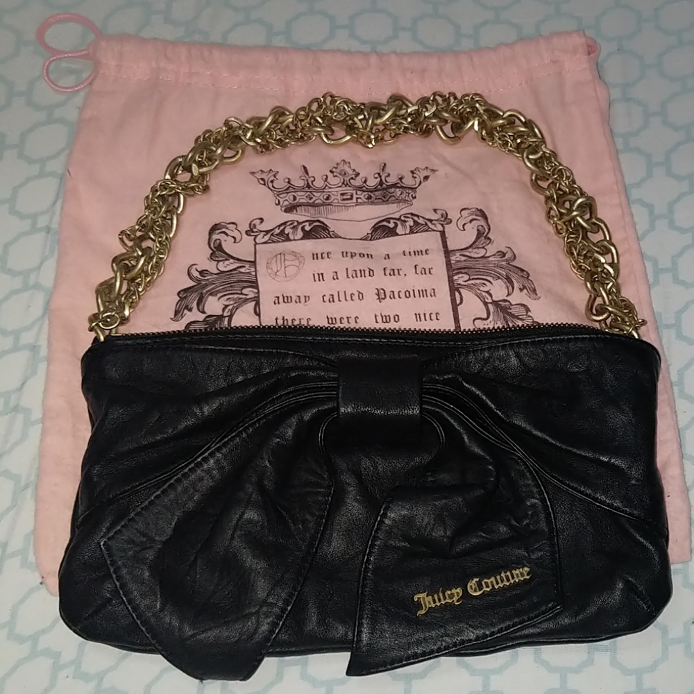 ♥️Juicy Couture100% distress leather